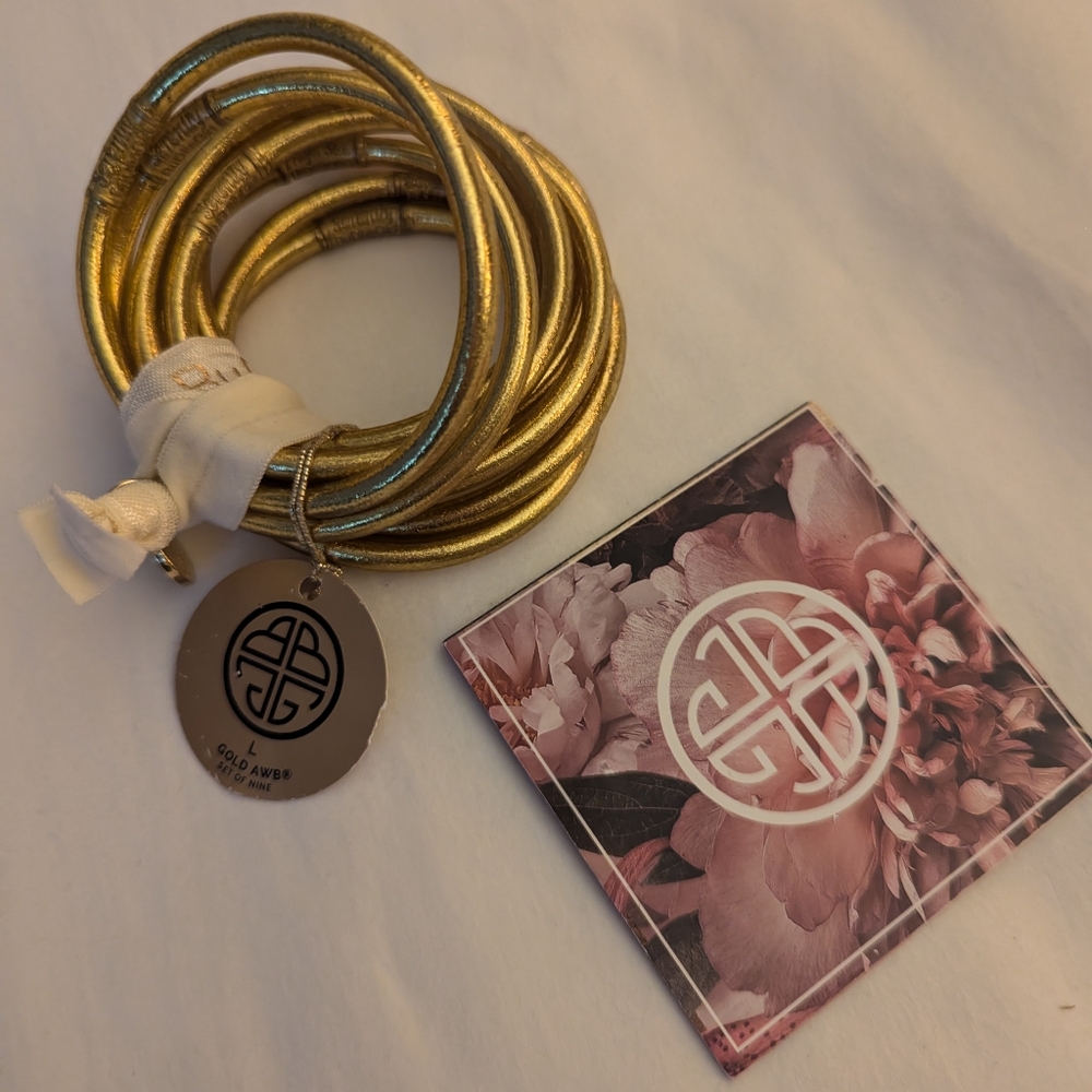 Budhagirl all weather bangles Gold *Authentic*